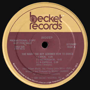 Indeep – The Night The Boy Learned How To Dance (Acapella)